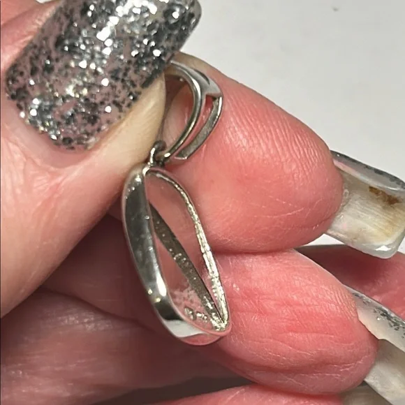 ⭐️⭐️Mixed Gemstones Geometric Sterling Pendant⭐️⭐️ - Picture 7 of 8